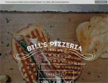 Tablet Screenshot of mybillspizza.com